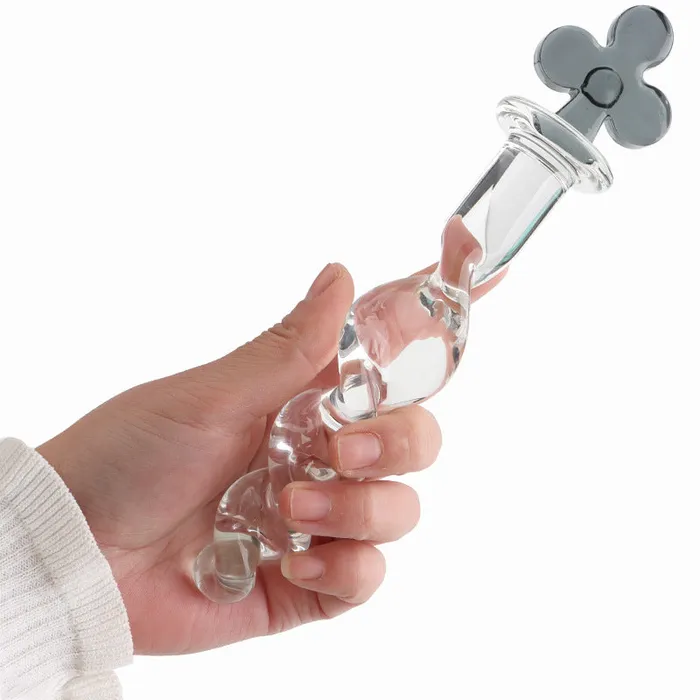  Dildos Poker Series Glass Anal Dildo
