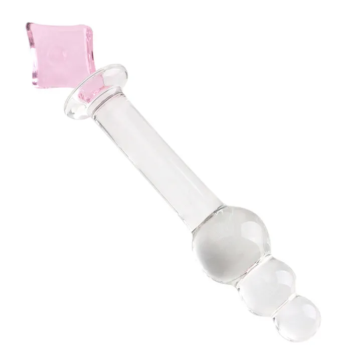 Dildos Poker Series Glass Anal Dildo