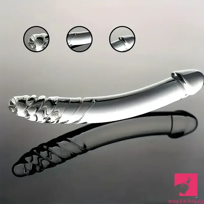 Dildos Weadultshop 84in Clear Elegant Glass Crystal Dildo For Female Male Lesbian Sex