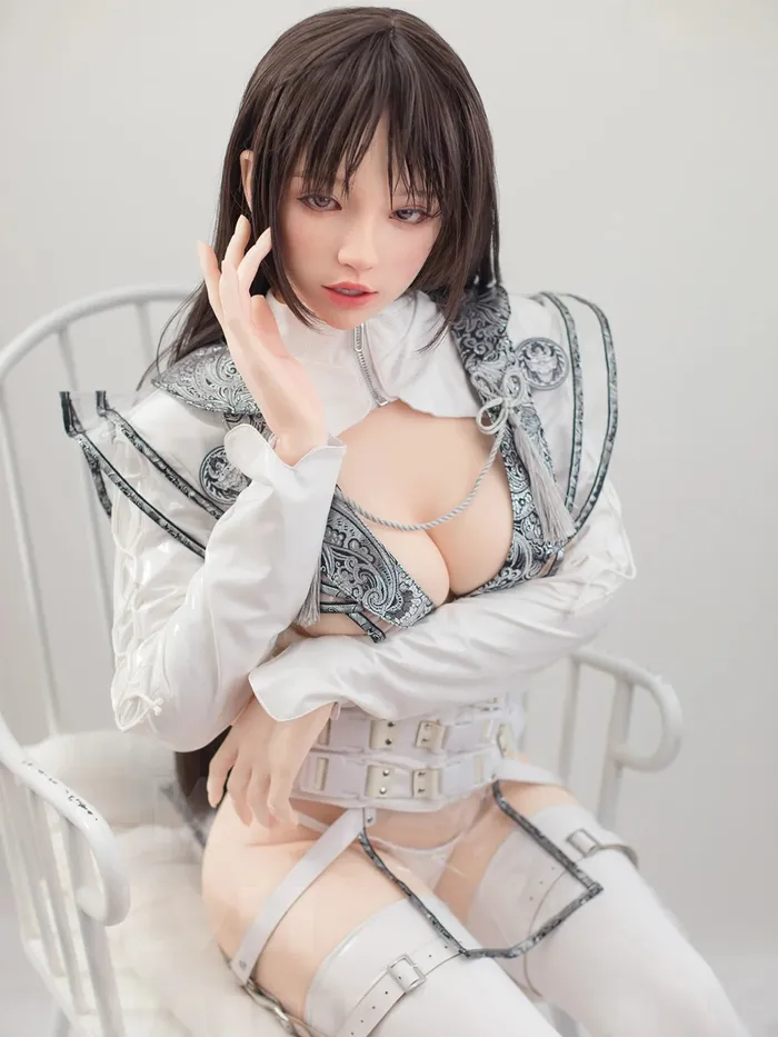 F2334158cm5ft1306kg D Cup Ayaka ROS Anime Silicone Chinese Sex Doll Gel BreastsMLW Doll MLW Doll Male Sex Toys