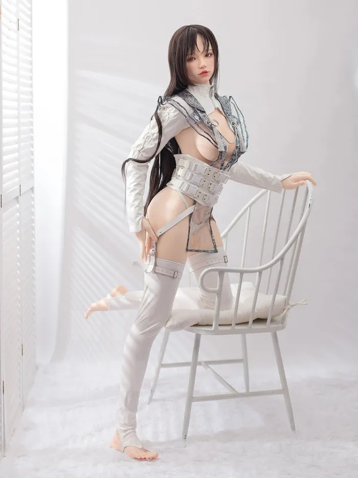 F2334158cm5ft1306kg D Cup Ayaka ROS Anime Silicone Chinese Sex Doll Gel BreastsMLW Doll MLW Doll Male Sex Toys