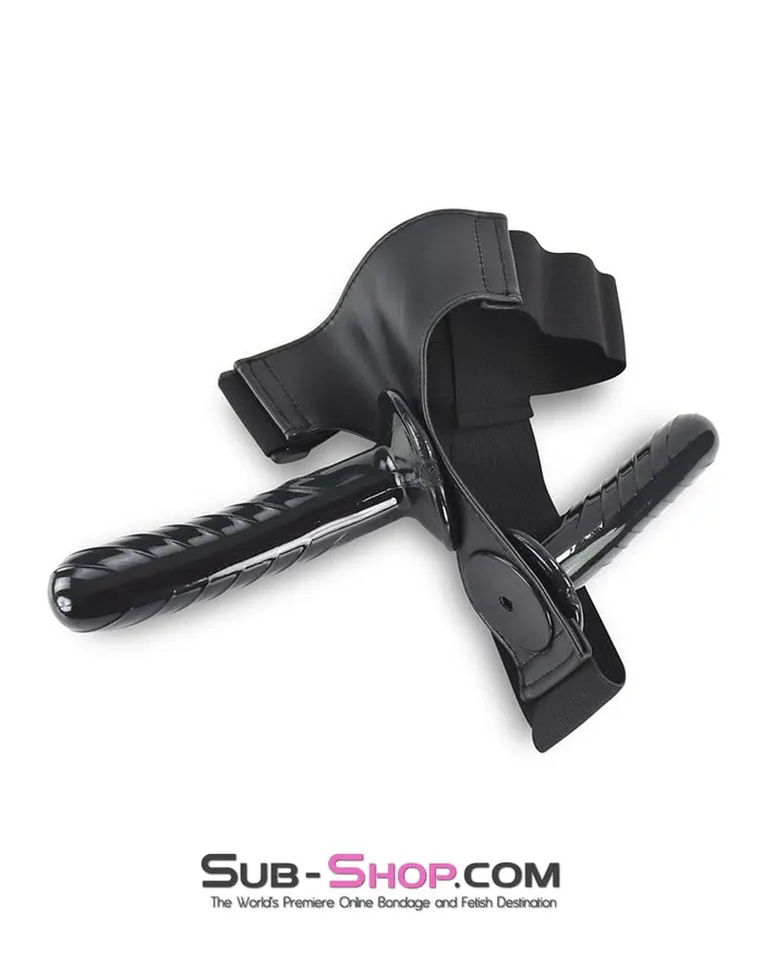 Female Sex Toys Idea 1349DL Double Strap On Harness with Internal and External Silicone Dildos
