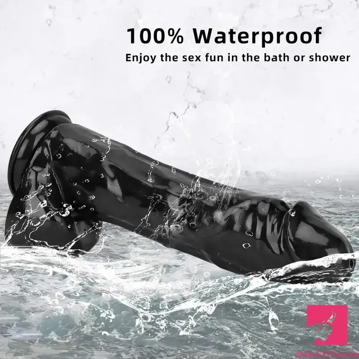Female Sex Toys Weadultshop 1437in Large Thick Black Dildo For Anal Vaginal Expansion With Balls