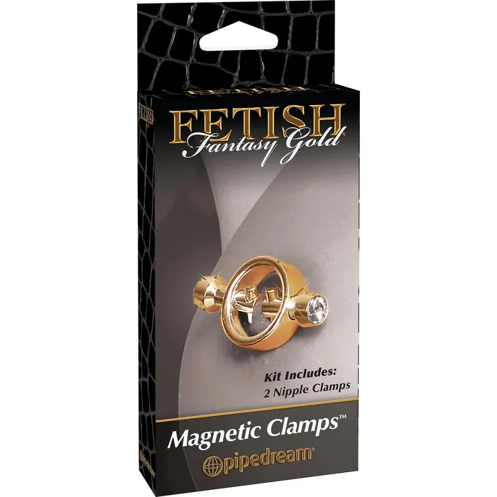 Fetish Fantasy Gold Magnetic Clamps Gold Pipedream Female Sex Toys