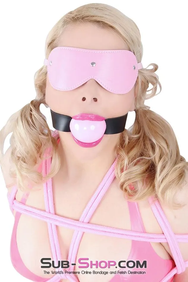 Idea Vibrators 8916DL Blinded By Love Pink Bondage Blindfold