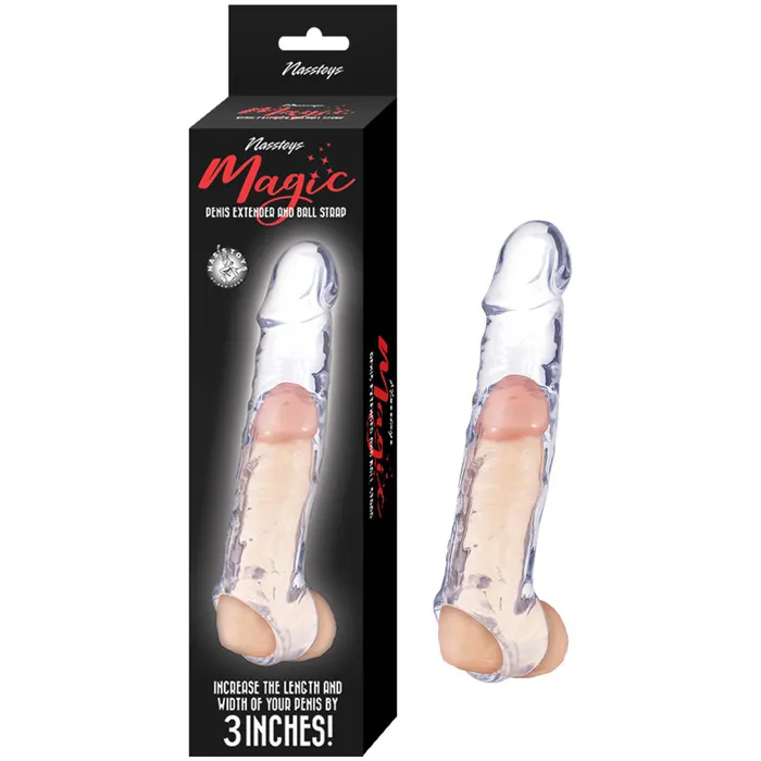 Magic Penis Extender and Ball Strap 65 Clear Nasstoys Male Sex Toys