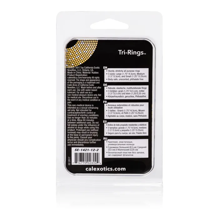 Magical TriRings Fun and Easy Adventure Enhancers for Couples Calexotics Vibrators