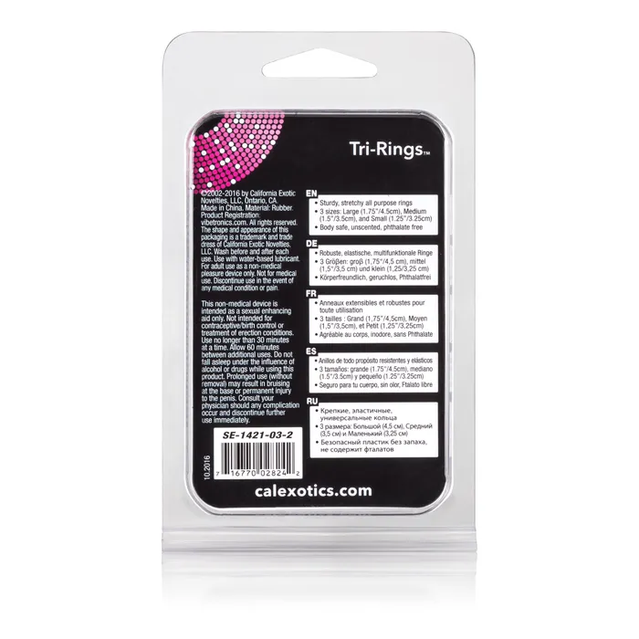 Magical TriRings Fun and Easy Adventure Enhancers for Couples Calexotics Vibrators