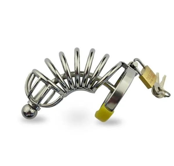 Male Sex Toys Aria 7856AR Chastity Cock Cage with Removable Urethral Sound Catheter Plug Male Sex Toys Aria 7856AR Chastity Cock Cage with Removable Urethral Sound Catheter Plug