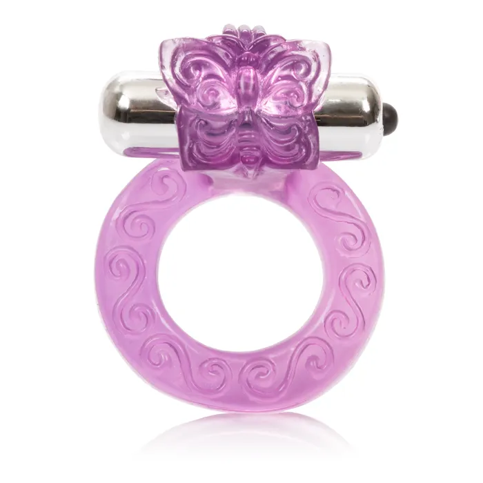 Male Sex Toys Calexotics Magic Butterfly Vibrating Ring JellySoft Fun for Exciting Adventures