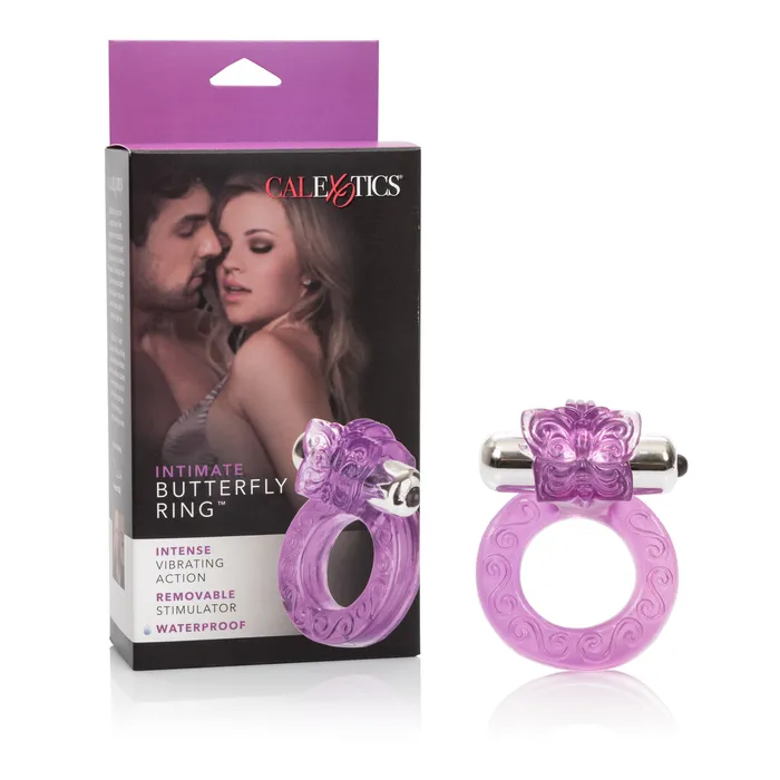 Male Sex Toys Calexotics Magic Butterfly Vibrating Ring JellySoft Fun for Exciting Adventures