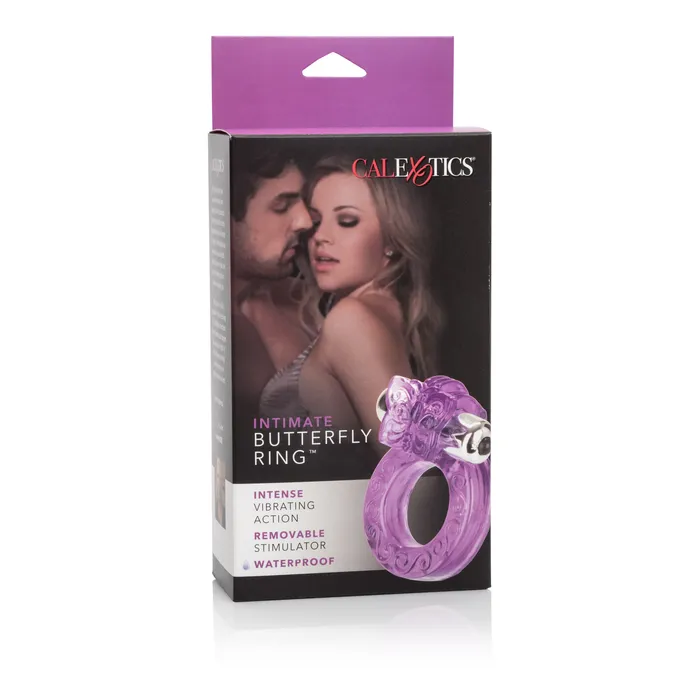 Male Sex Toys Calexotics Magic Butterfly Vibrating Ring JellySoft Fun for Exciting Adventures