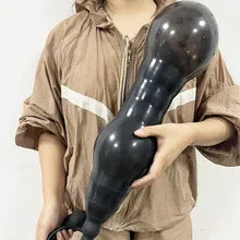 Male Sex Toys Folding ThreeBead Inflatable Anal Plug