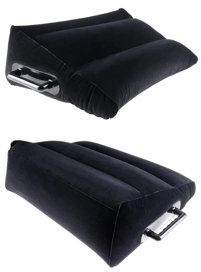 Male Sex Toys Inflatable Fun Cushion with EZGrip Handles for Adventurous Play Pipedream