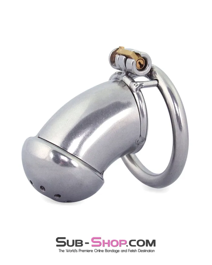 Male Sex Toys Moonwell 0412M High Security Locking Stainless Steel Chastity Cage by Alcatraz Chastity Male Sex Toys Moonwell 0412M High Security Locking Stainless Steel Chastity Cage by Alcatraz Chastity