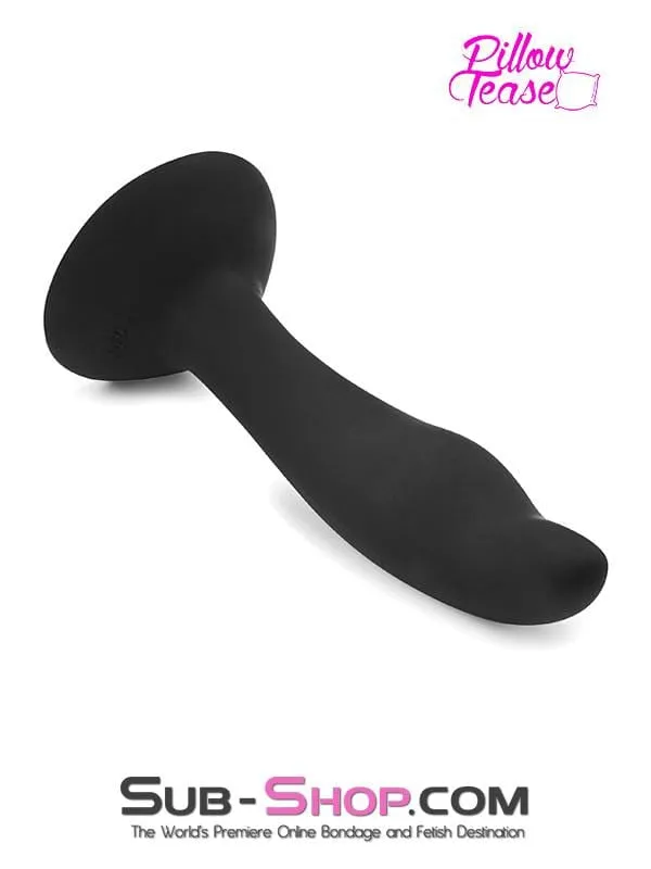 Male Sex Toys Moonwell 1866M Mini Tapered Silicone Anal Training Plug with Suction Cup Base