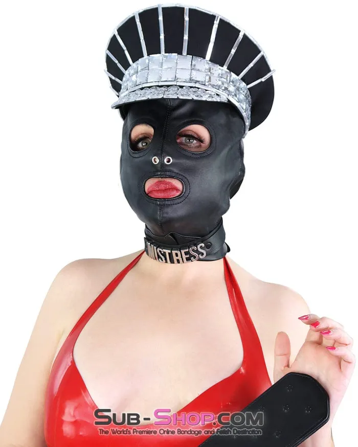 Male Sex Toys Moonwell 2772M Soft Leatherette Open Mouth and Eyes Lacing Hood MEGA Deal