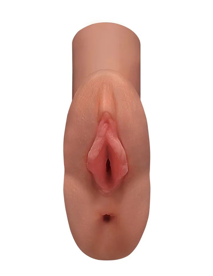 Male Sex Toys Perfect Pussy Double Stroker Tan Pipedream