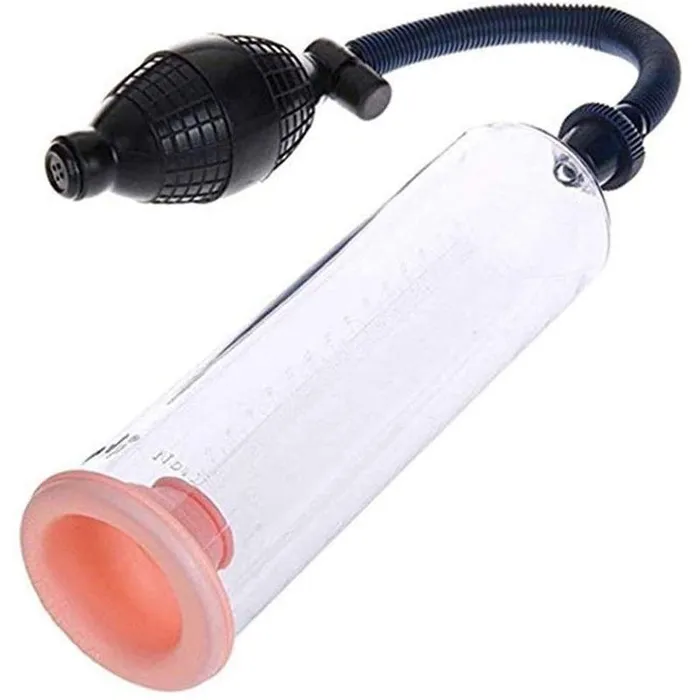 Male Sex Toys Weadultshop Transparent Cylinder Penis Pump With Air Ball