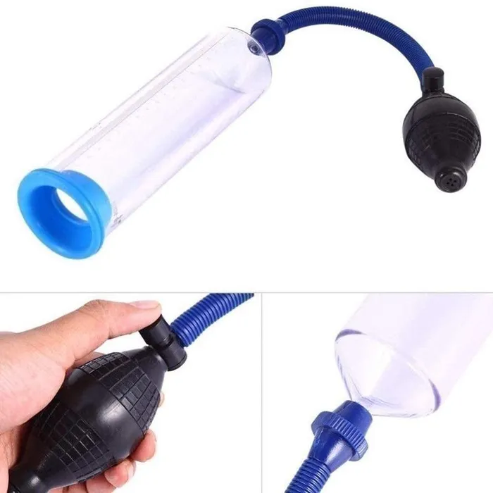 Male Sex Toys Weadultshop Transparent Cylinder Penis Pump With Air Ball Male Sex Toys Weadultshop Transparent Cylinder Penis Pump With Air Ball
