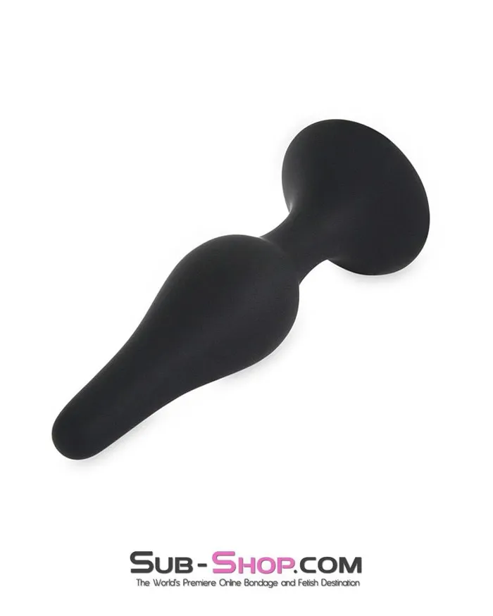 Moonwell Anal 0548M Advanced Training Long Black Silicone Butt Plug MEGA Deal