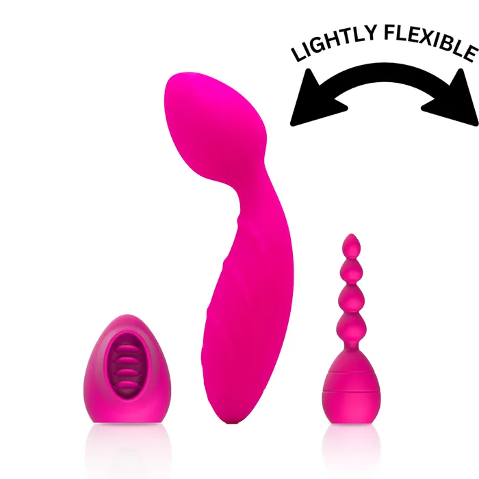 MULTI LOOK Liquid Silicone Flexible Wand Massager and Anal Vibrator CandyBabe Female Sex Toys MULTI LOOK Liquid Silicone Flexible Wand Massager and Anal Vibrator CandyBabe Female Sex Toys
