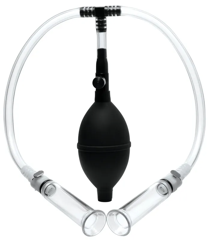 Nifty Nipple Pump Kit with Detachable Acrylic Cylinders Xr Brands Size Matters Male Sex Toys