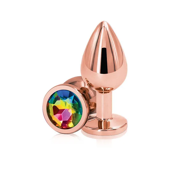 nsnovelties Anal Rear Assets Rose Gold Medium Rainbow
