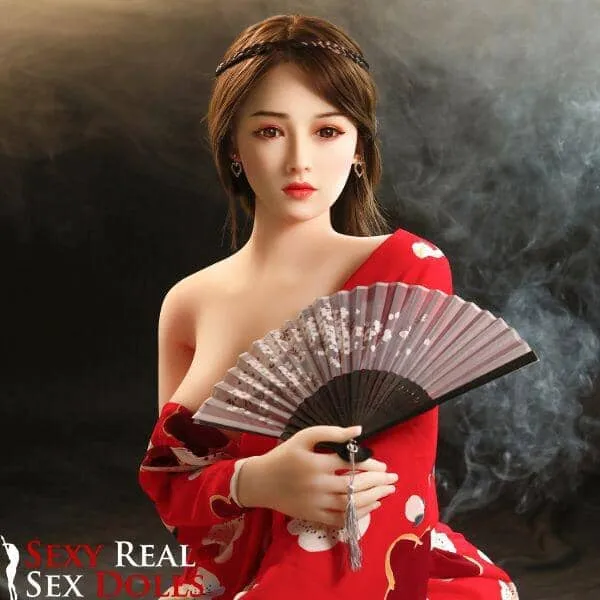 165cm 5ft5 C Cup Ravishing Looking Japanese Sex Doll in Kimono Himari SY Dolls Male Sex Toys