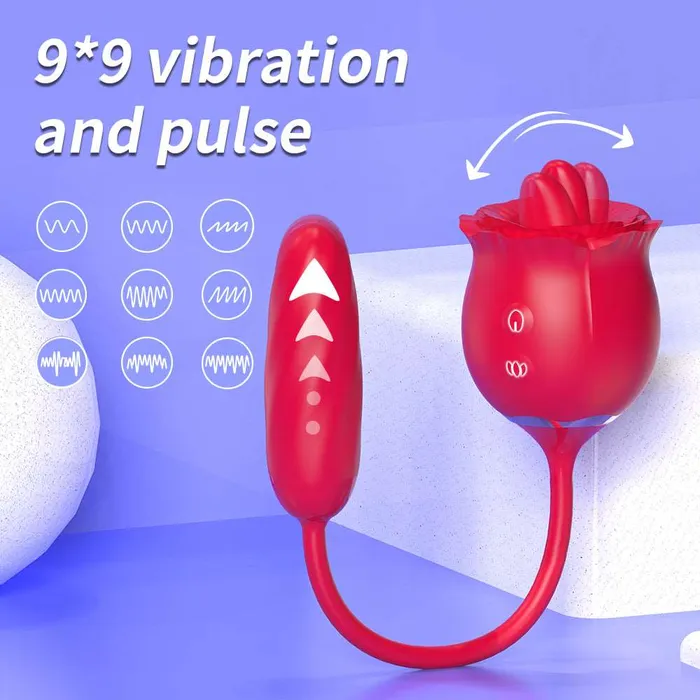Female Sex Toys 2 In 1 Rose Toy Thrusting Dildo Vibrator With 9 Tongue Licking 9 Thrusting Vibrating Lurevibe Female Sex Toys 2 In 1 Rose Toy Thrusting Dildo Vibrator With 9 Tongue Licking 9 Thrusting Vibrating Lurevibe