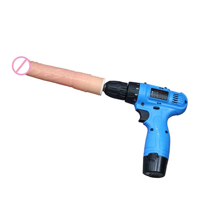 Female Sex Toys Lurevibe Electric drill rotating masturbation dildo machine
