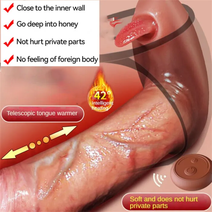 Female Sex Toys Thrusting Dildo Vibrator Realistic Wearable Clit GSpot Massager lurevibe