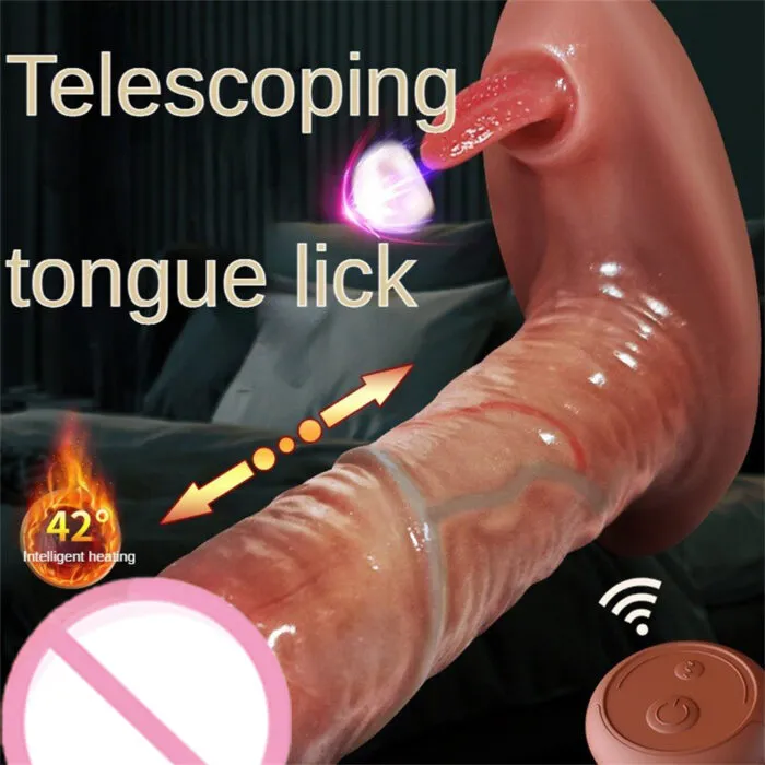 Female Sex Toys Thrusting Dildo Vibrator Realistic Wearable Clit GSpot Massager lurevibe