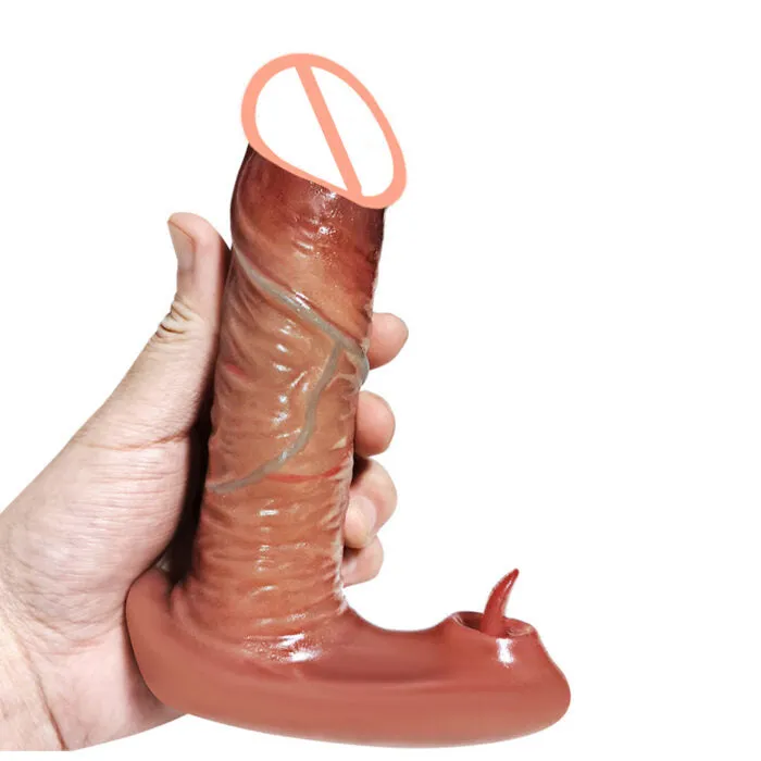 Female Sex Toys Thrusting Dildo Vibrator Realistic Wearable Clit GSpot Massager lurevibe
