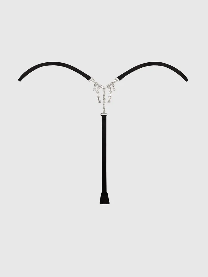 Fredericks Of Hollywood Female Sex Toys Petra Slider Side Rhinestone Back Satin Mini GString Fredericks Of Hollywood Female Sex Toys Petra Slider Side Rhinestone Back Satin Mini GString