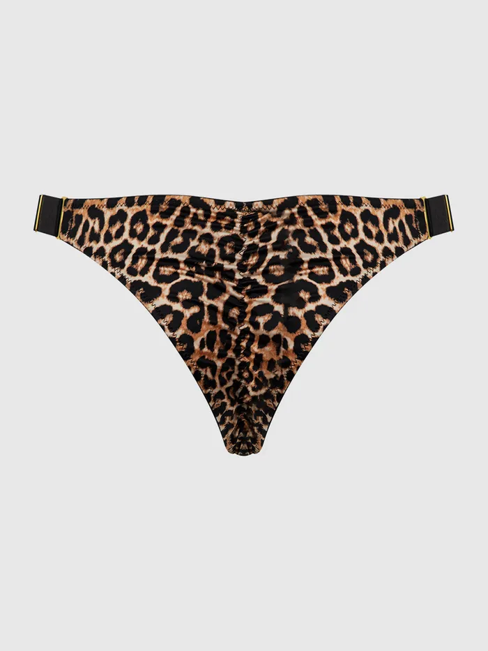Fredericks of Hollywood Vibrators Raven Crotchless Satin Side Slider Tanga Fredericks of Hollywood Vibrators Raven Crotchless Satin Side Slider Tanga