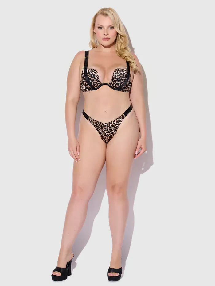Fredericks of Hollywood Vibrators Raven Crotchless Satin Side Slider Tanga Fredericks of Hollywood Vibrators Raven Crotchless Satin Side Slider Tanga