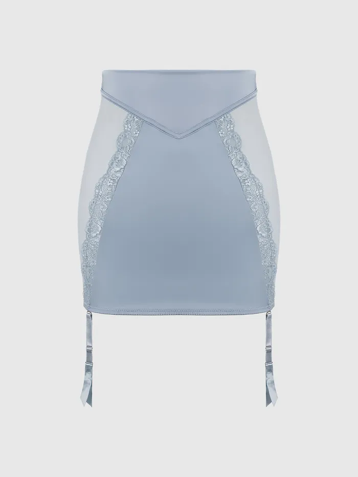 Fredericks Of Hollywood Couples Serenity Lace Satin Backless Half Skirt Fredericks Of Hollywood Couples Serenity Lace Satin Backless Half Skirt