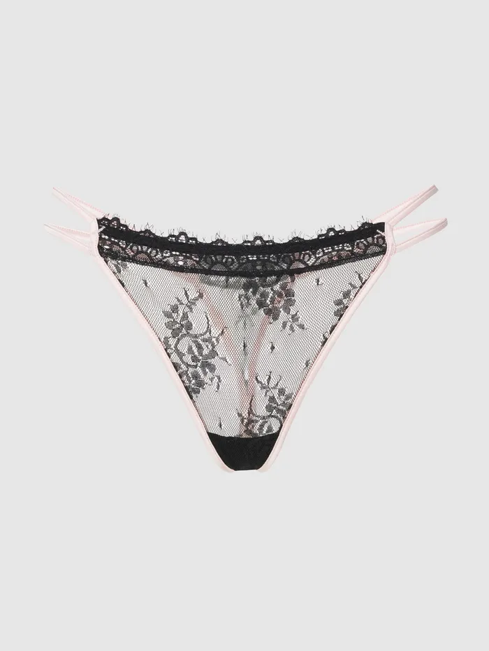 Fredericks Of Hollywood Dildos Rosalind Satin Double Banded Lace Thong Fredericks Of Hollywood Dildos Rosalind Satin Double Banded Lace Thong
