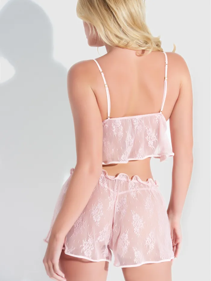 Fredericks Of Hollywood Rosalind Lace Satin Trimmed Sleep Cami Shortie Couples Fredericks Of Hollywood Rosalind Lace Satin Trimmed Sleep Cami Shortie Couples