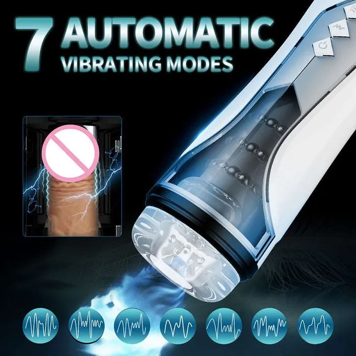 Lurevibe 7Frequency Peristaltic Expansion Male Aircraft Cup lurevibe Male Sex Toys
