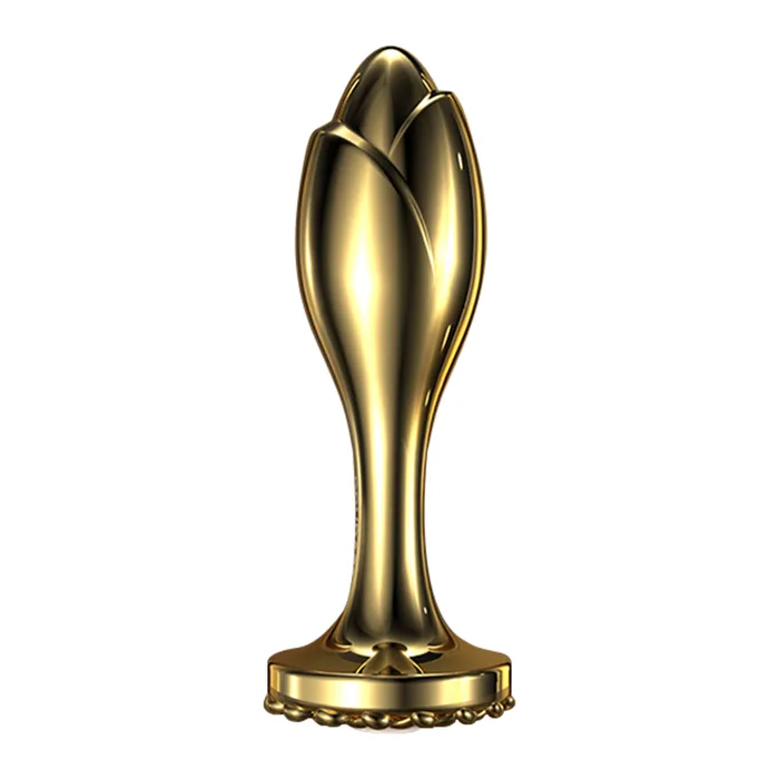 Lurevibe Anal Lurevibe Pearl Rose Anal Plug Gold Stainless Steel For Male And Female Anal Expansion Lurevibe Anal Lurevibe Pearl Rose Anal Plug Gold Stainless Steel For Male And Female Anal Expansion