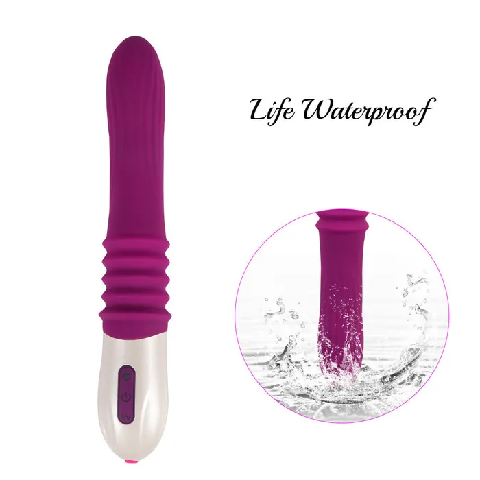 Lurevibe Telescopic Thrusting 10 Frequency Sex Machine for Female Lurevibe Female Sex Toys