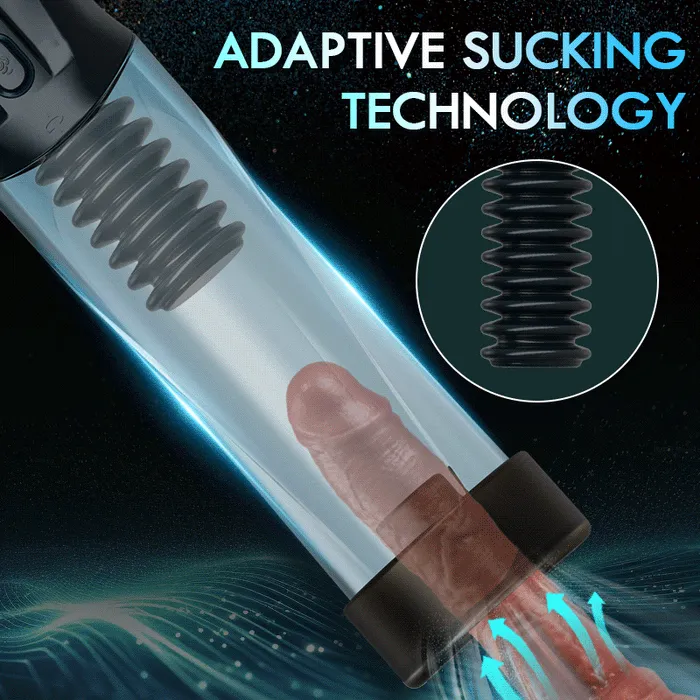lurevibe Vacuum Suction Vibrating Male Penis Pump Male Sex Toys