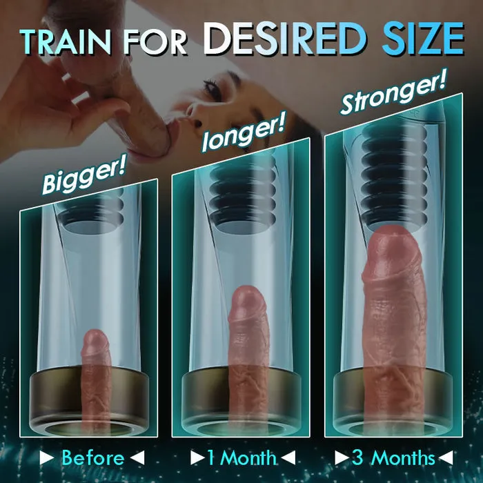 lurevibe Vacuum Suction Vibrating Male Penis Pump Male Sex Toys