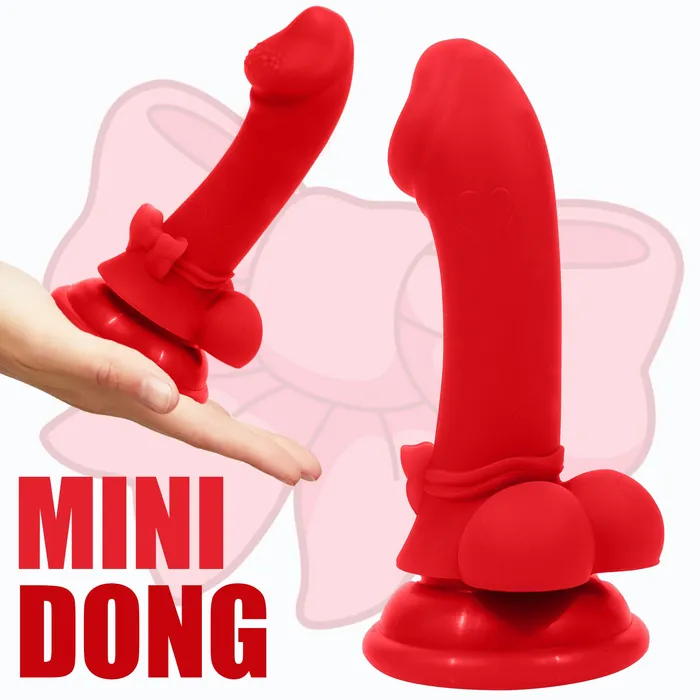 Male Sex Toys Lurevibe AIMITEX Mini Bowknot Cute Dildo Female Masturbator