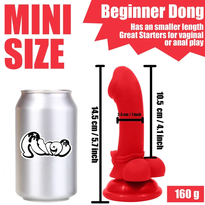 Male Sex Toys Lurevibe AIMITEX Mini Bowknot Cute Dildo Female Masturbator