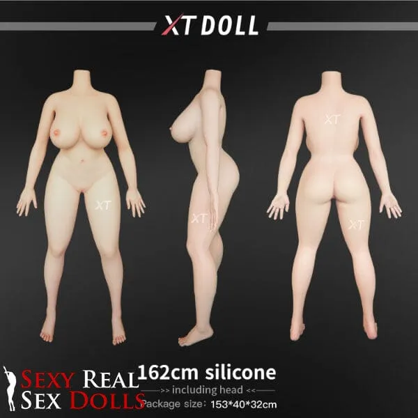 Male Sex Toys XT Dolls 162cm 5ft 4 GCup Curvy Body Silicone Brazilian Sex Doll Everlynn