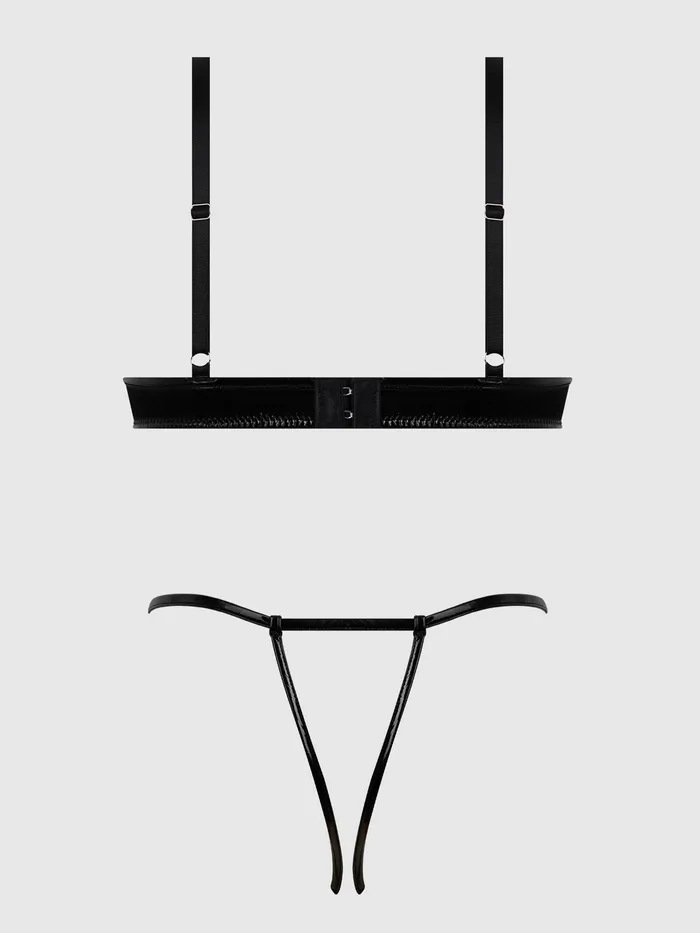 Phoenix Patent Underwire Unlined Grommet Bra Crotchless Panty Set Fredericks Of Hollywood Female Sex Toys Phoenix Patent Underwire Unlined Grommet Bra Crotchless Panty Set Fredericks Of Hollywood Female Sex Toys
