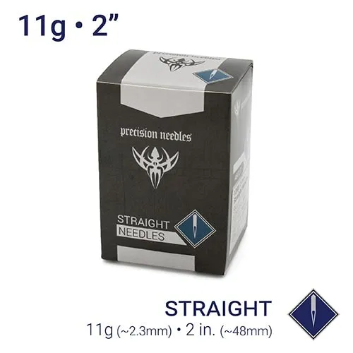 11g Sterilized 2 Body Piercing Needles Box of 50 Precision Needles Female Sex Toys